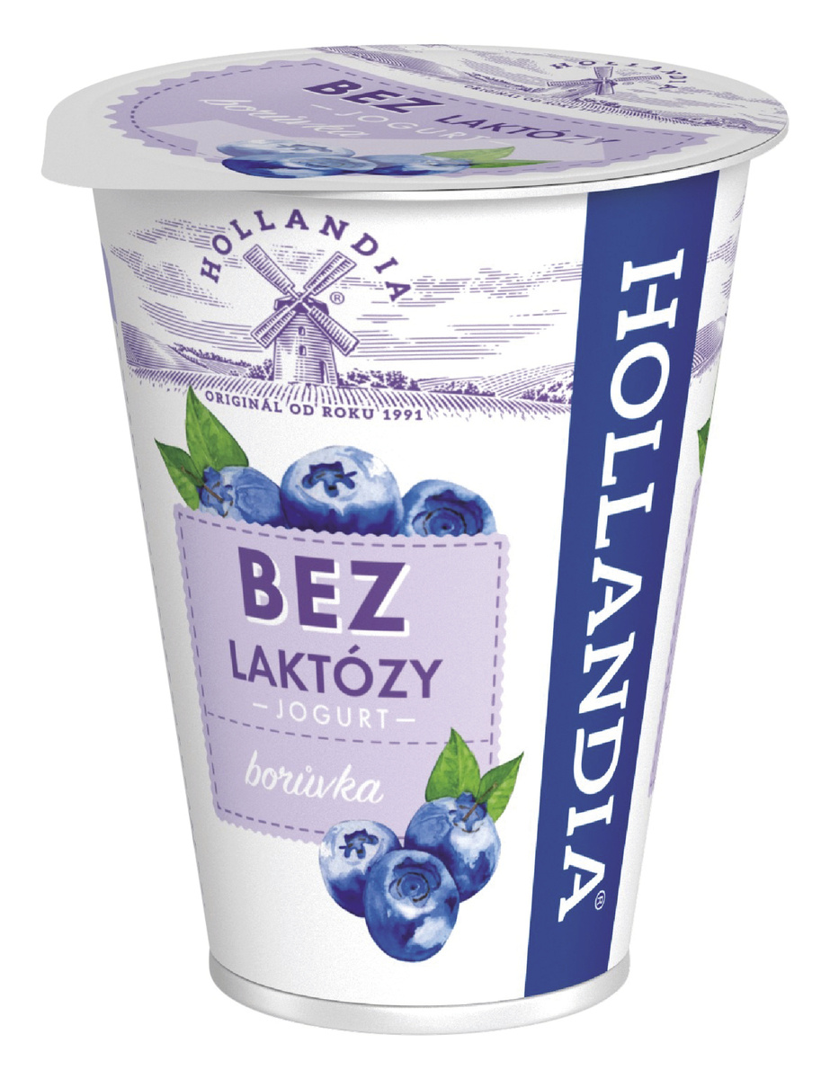 HOLLANDIA Bezlaktózový jogurt mix chlad. 180 g