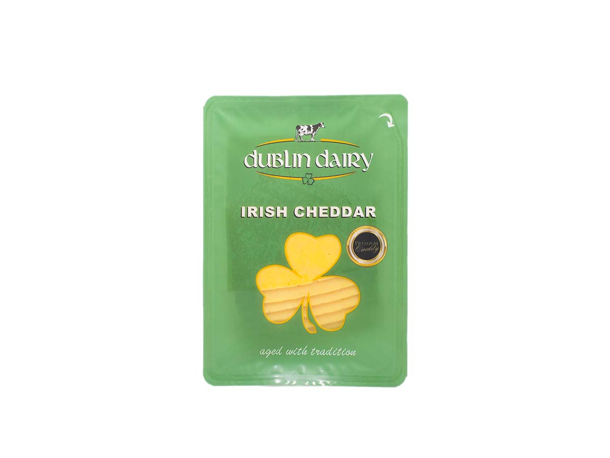 DUBLIN DAIRY Red Cheddar syr plátky chlad. 150 g
