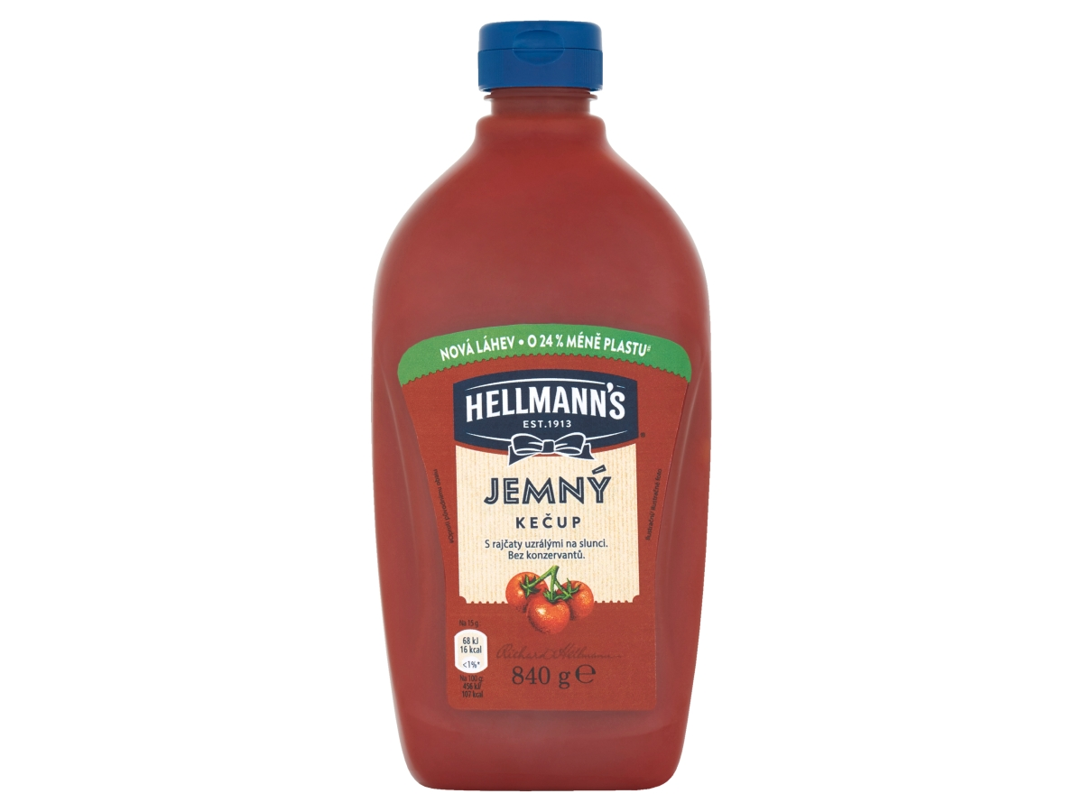 HELLMANN'S Kečup Jemný 840 g