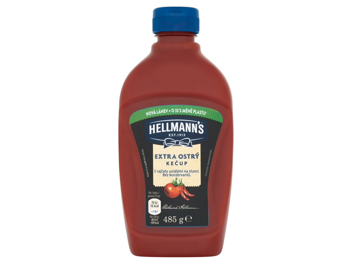 HELLMANN'S Kečup Extra ostrý 485 g