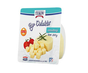 LEVMILK Tekov Delaktózovaný syr neúdený blok chlad. 200 g