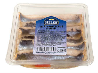 HELEB Sleďe strieborné s cibuľou chlad. 500 g
