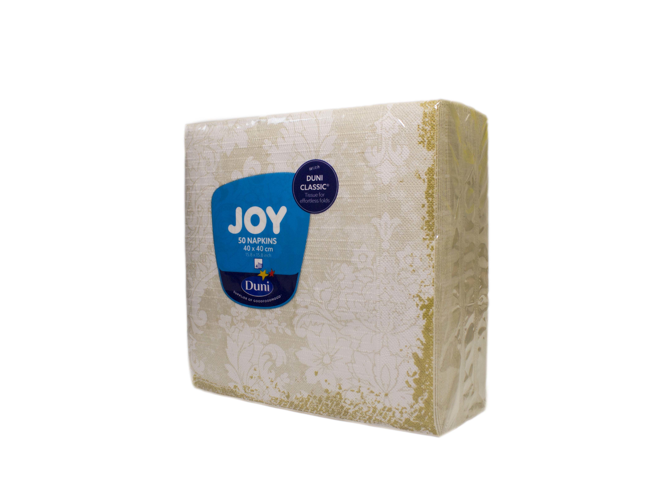 Duni servítky papierové Royal White 40 cm 50 ks