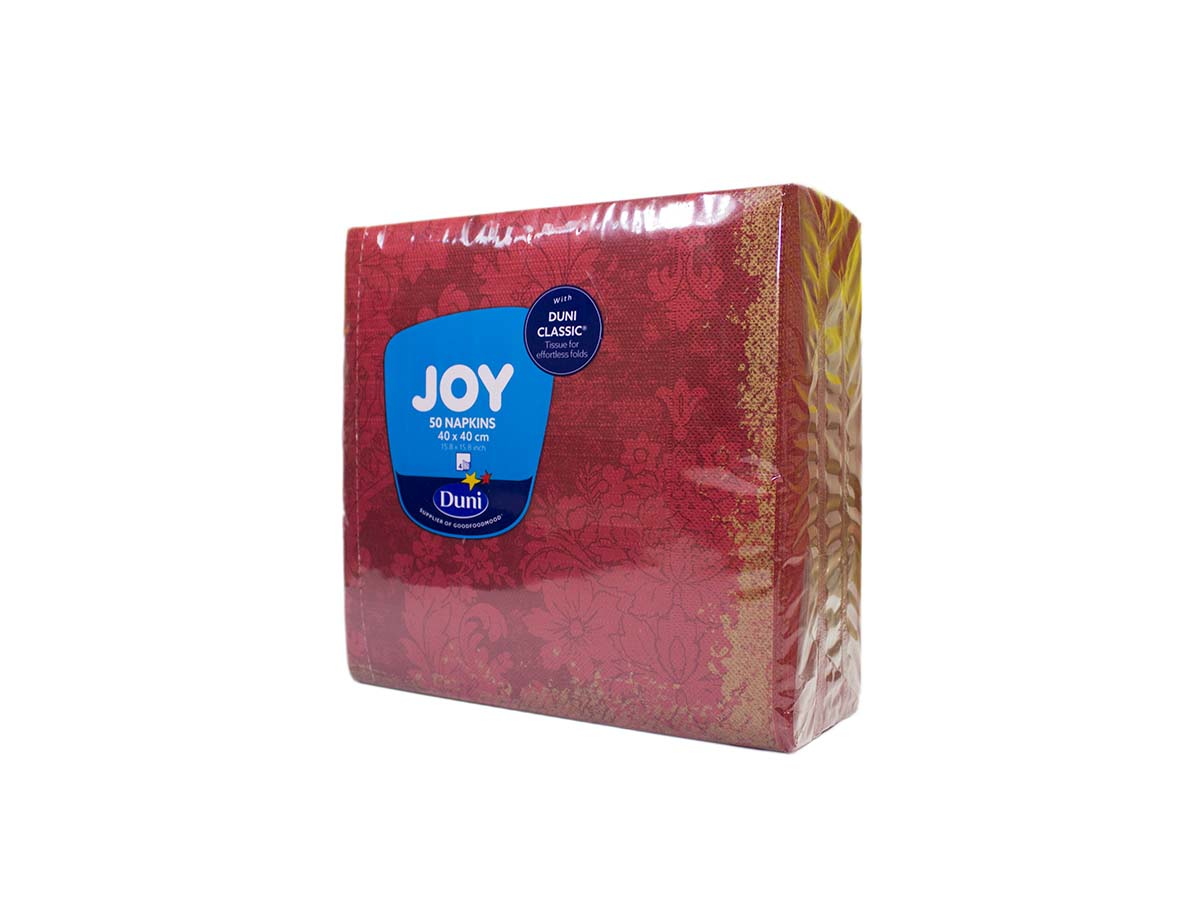 Duni servítky papierové Royal Bordeaux 40 cm 50 ks