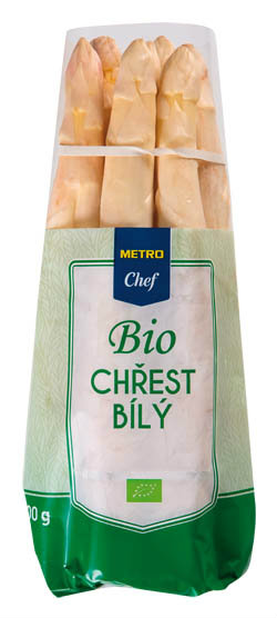 METRO Chef Bio Špargľa biela 10+ SK čerstvá 500 g