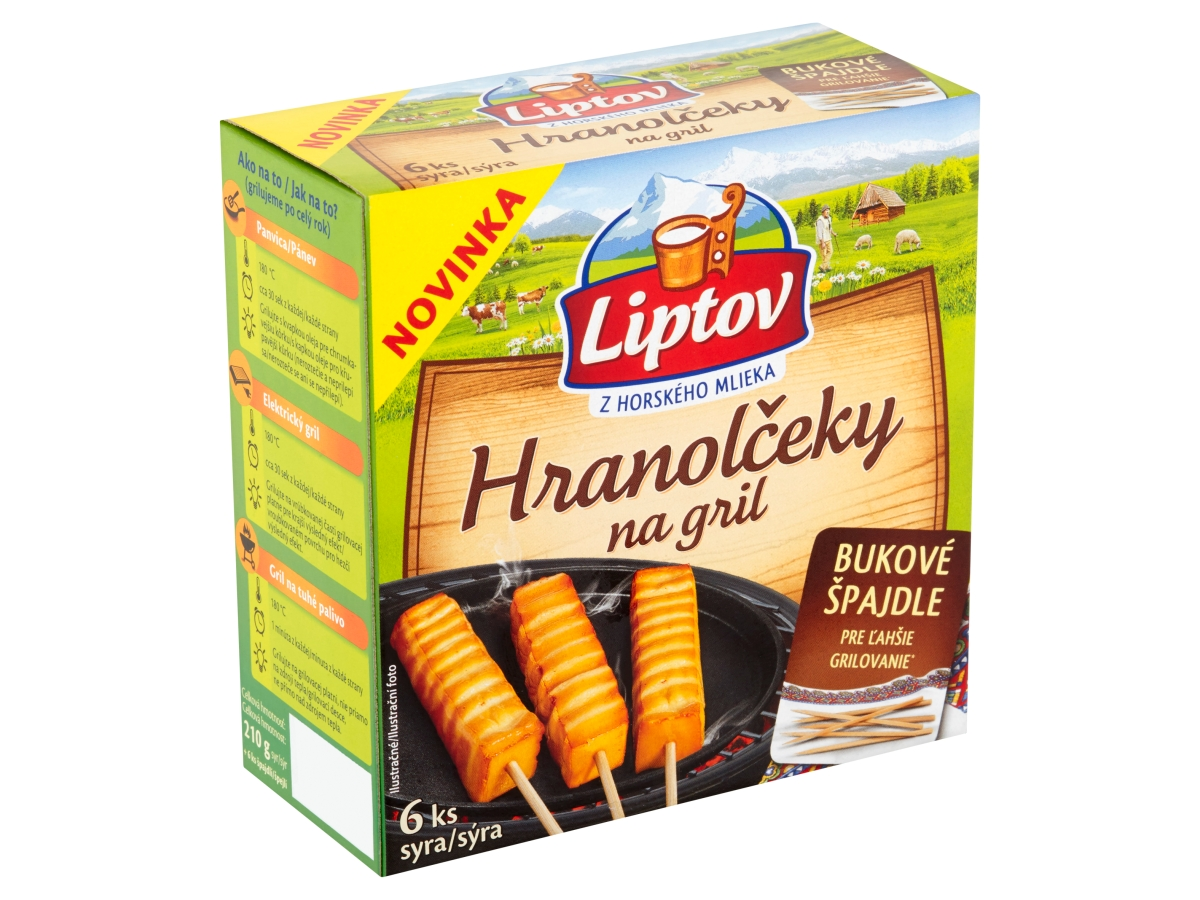 LIPTOV Hranolčeky na gril údené chlad. 210 g