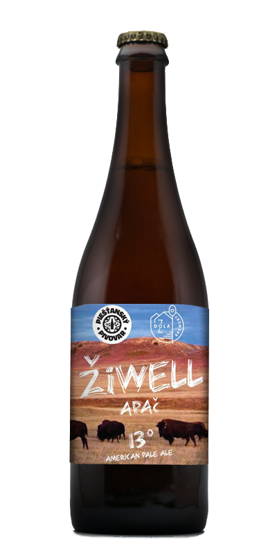 ŽiWELL Apač APA pivo 13° 750 ml