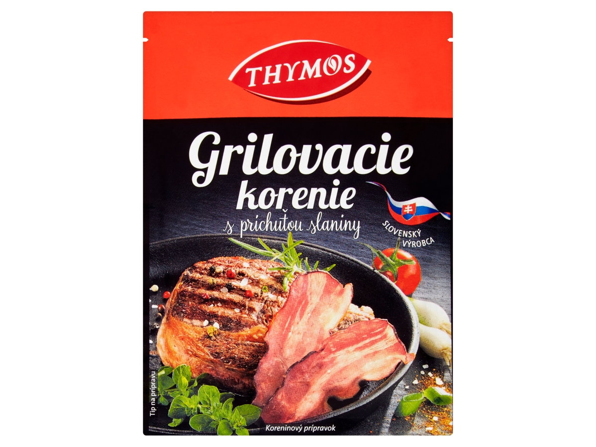 Thymos Grilovacie korenie s príchuťou slaniny 5 x 30 g