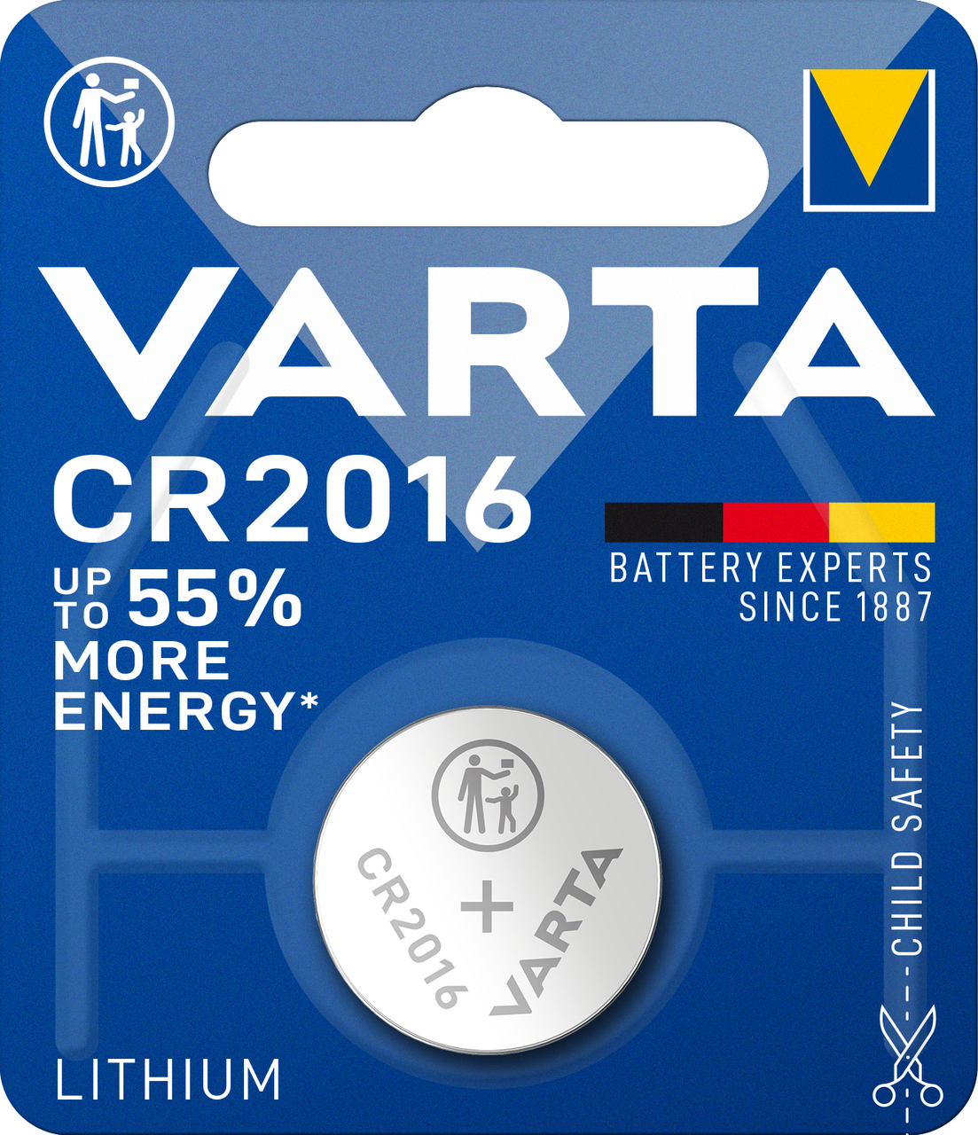 VARTA Batérie Electronics CR 2016 1 ks