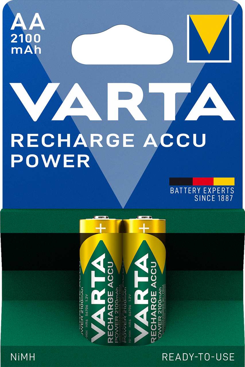 VARTA Batérie Recharge Accu Power AA 2100 mAh 2 ks