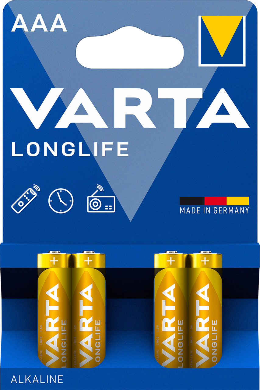 VARTA Batérie Longlife AAA 4 ks