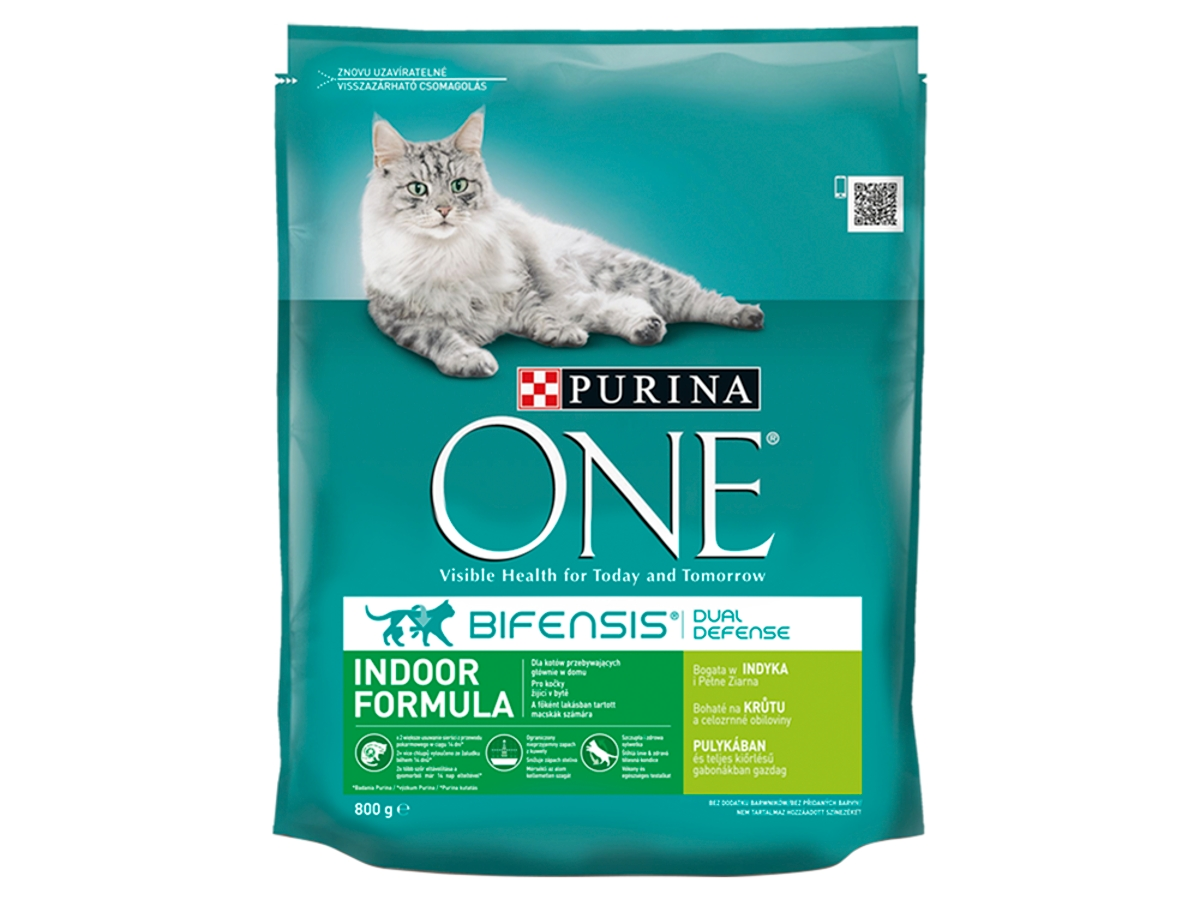 PURINA One Indoor granuly morčacie 800 g