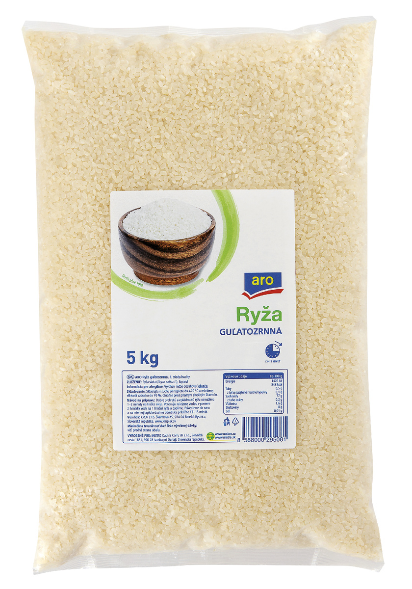 aro Ryža guľatozrnná 5 kg