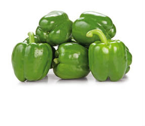 Paprika zelená 80+ čerstvá 5 kg kartón