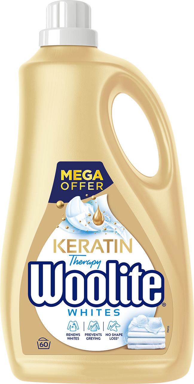 Woolite Whites prací gél (60 praní) 3,6 l