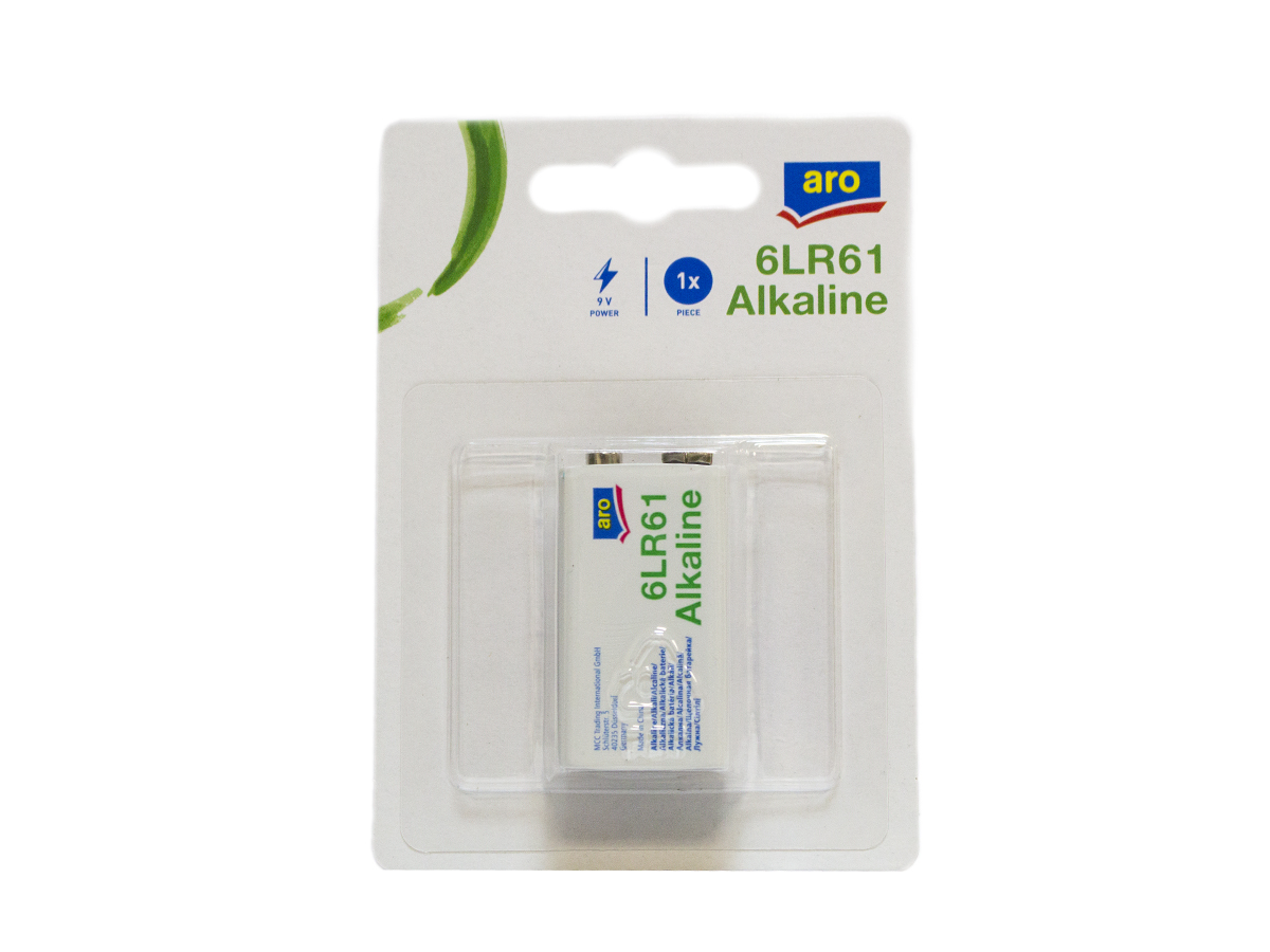 aro Batéria alkalická 6LR61 9V 1 ks