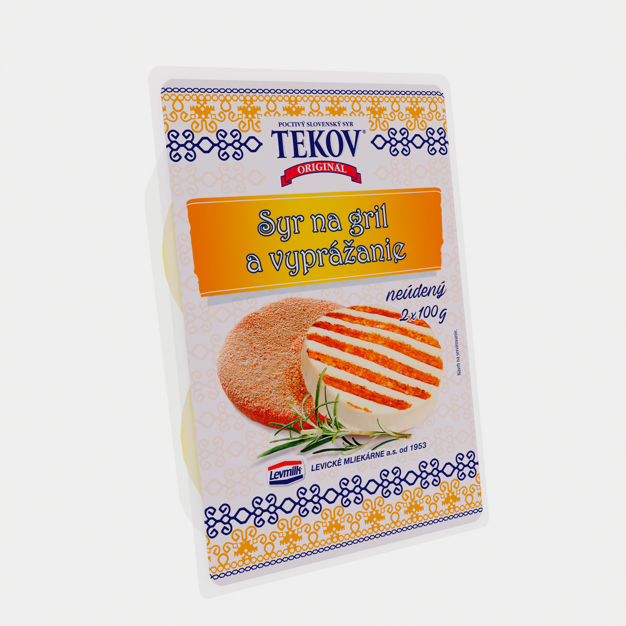 TEKOV Syr na gril / vyprážanie neúdený chlad. 2 x 100 g