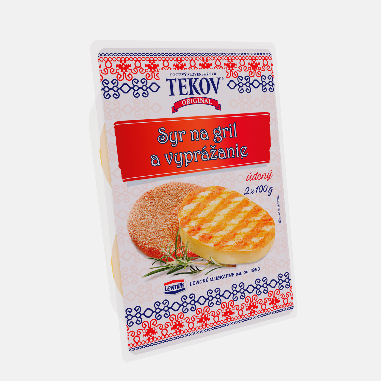 TEKOV Syr na gril / vyprážanie údený chlad. 2 x 100 g