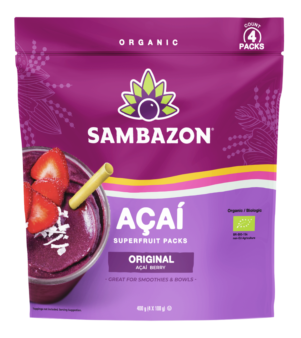 Organic Acai s guaranou mraz. 400 g