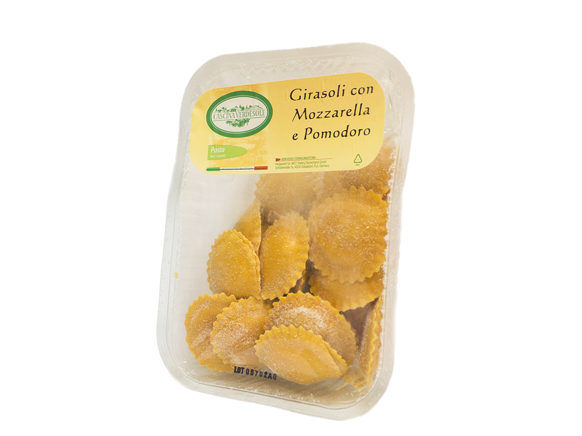 CASCINA VERDESOLE Girasoli Mozzarella&Tomate cestoviny chlad. 250 g