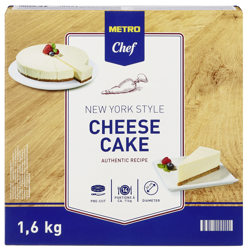 METRO Chef Cheesecake 14 kúskov mraz. 1,6 kg
