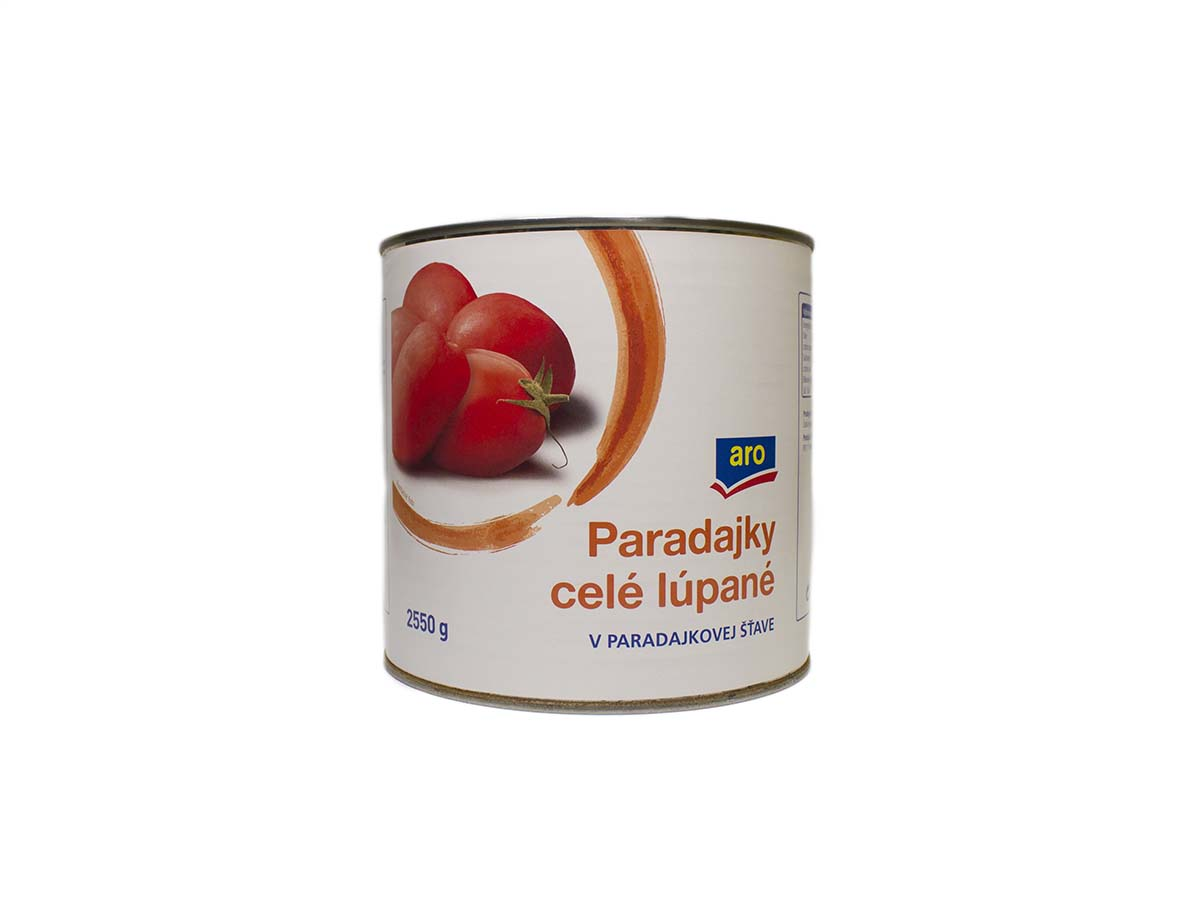 aro Paradajky lúpané celé 2550 g