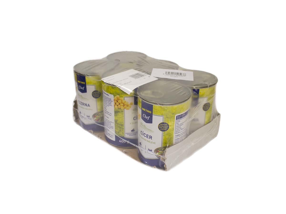 METRO Chef Cícer v náleve 6 x 400 g