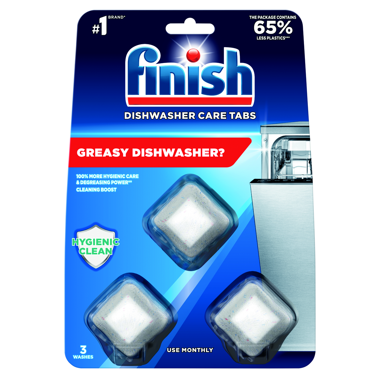 finish Dishwasher Cleaner kapsuly na čistenie umývačky riadu 3 x 17 g
