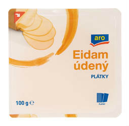 aro Eidam údený plátky 45 % chlad. 10 x 100 g