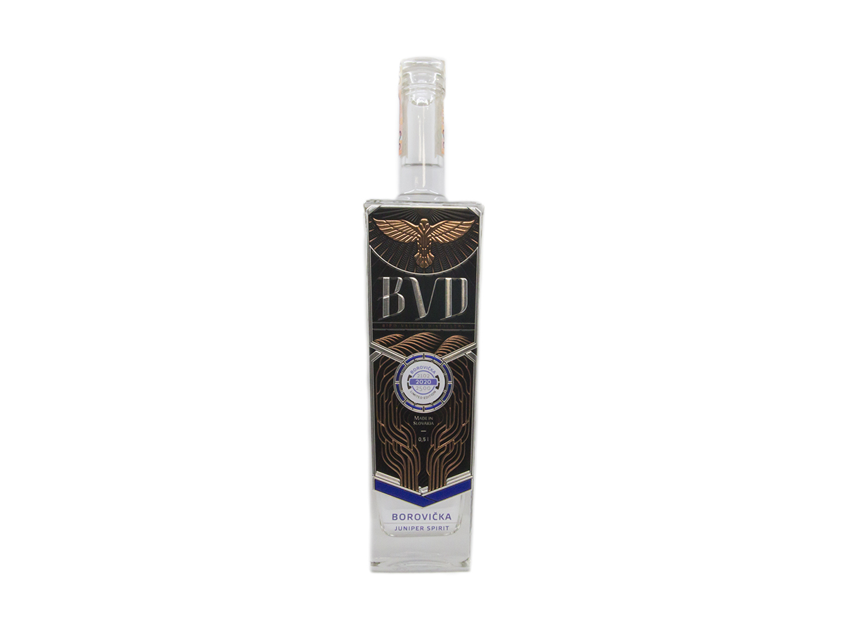 BVD Borovička destilát 40% 500 ml