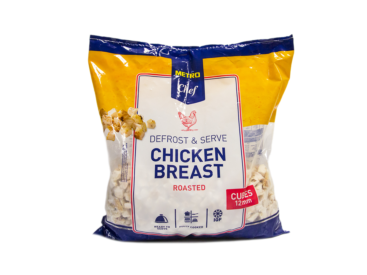 METRO Chef Kuracie prsia pečené kocky mraz. 2,5 kg