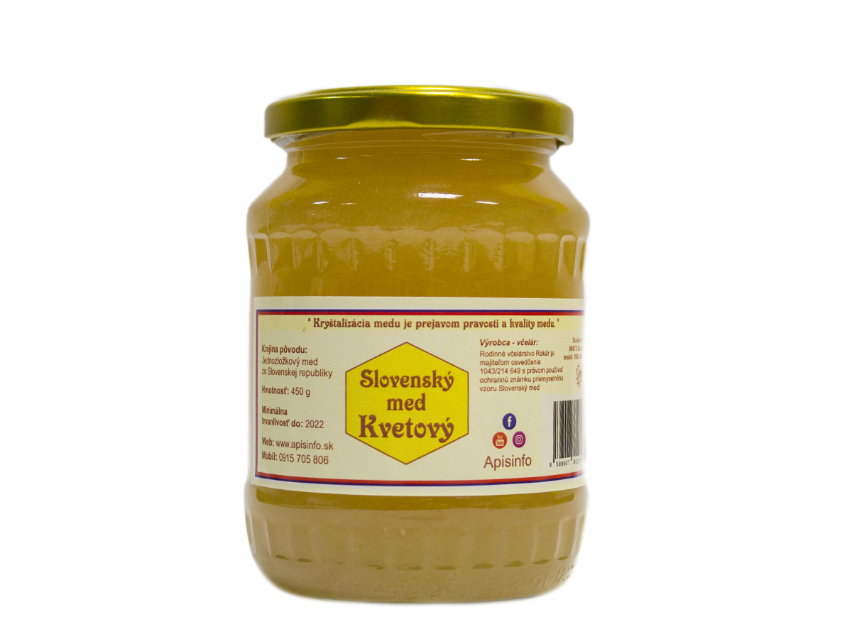SLOVENSKÝ MED Kvetový 450 g