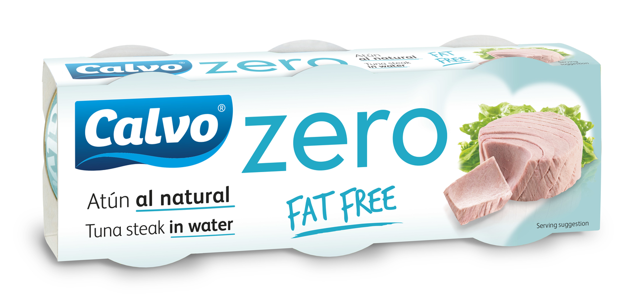 Calvo Zero Tuniak vo vlastnej šťave 3 x 65 g