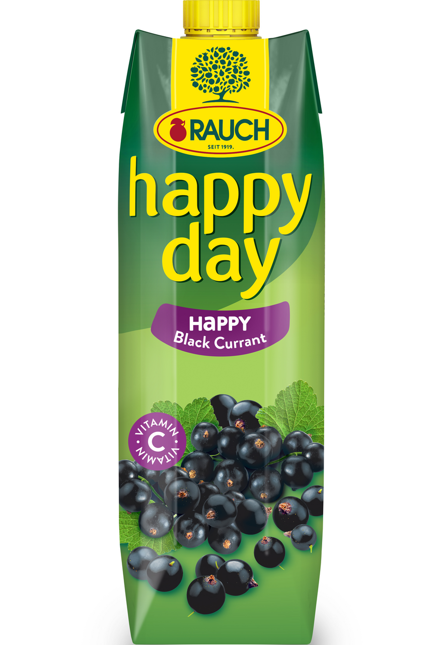 RAUCH happy day Džús čierna ribezľa 1 l