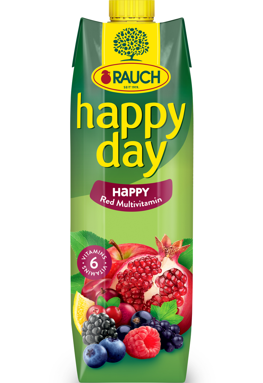 RAUCH happy day Džús multivitamín red 1 l