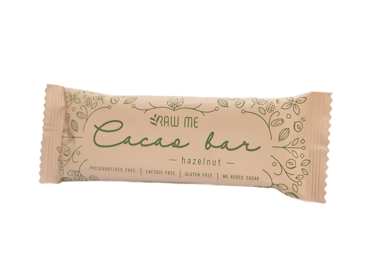 RAW ME Cacao tyčinka hazelnut 40 g