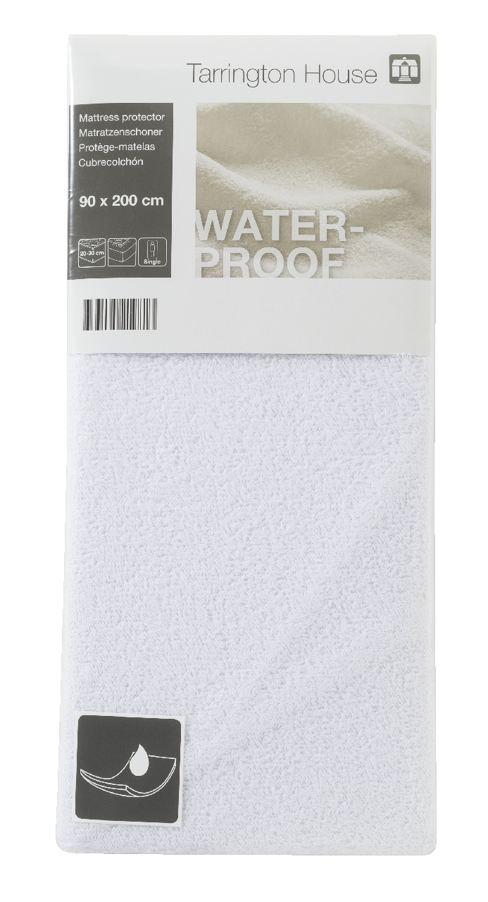 Tarrington House Chránič na matrac 90x200 cm biely 1 ks