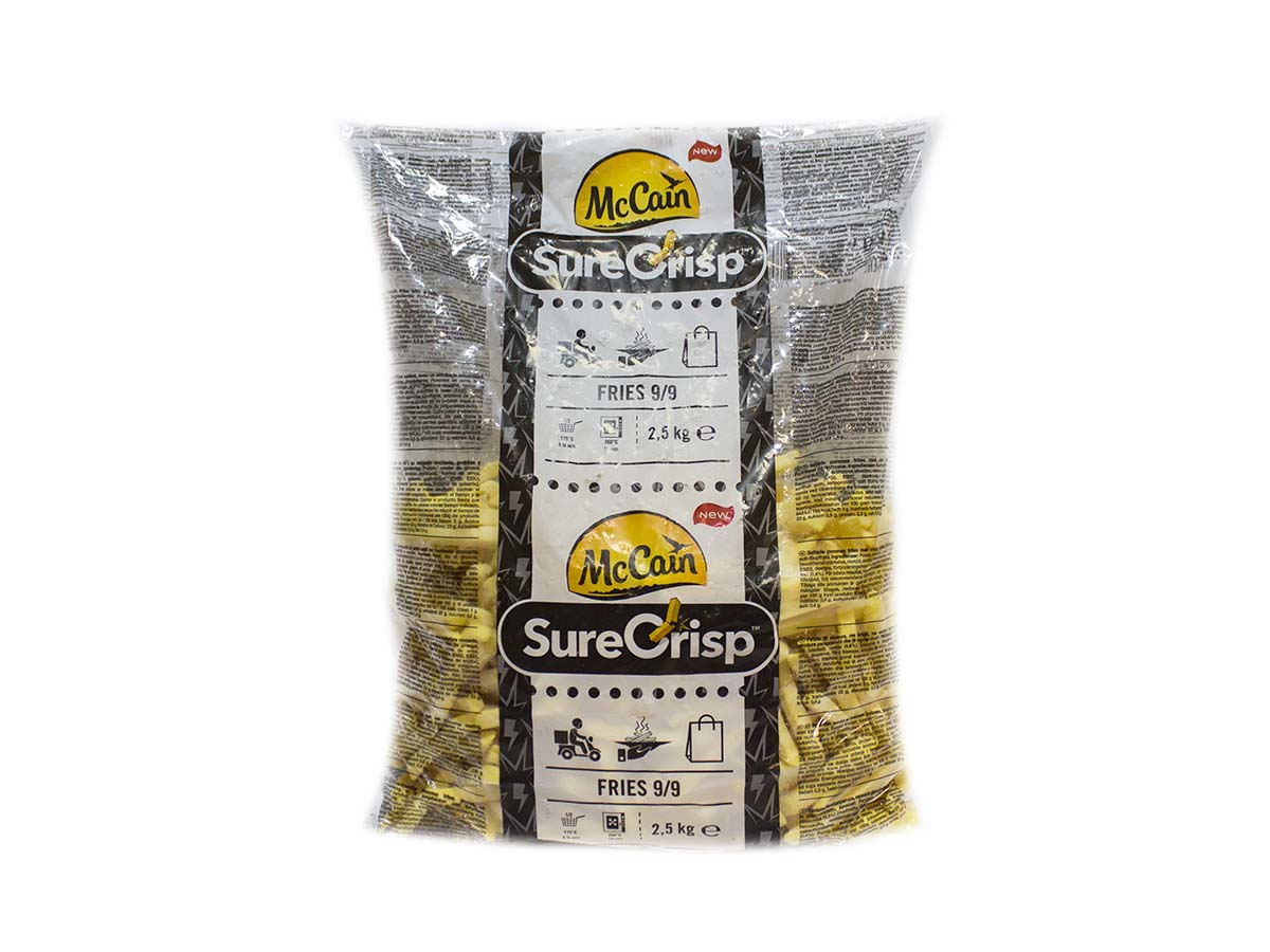 McCain SureCrisp hranolky 9/9 mraz. 2,5 kg