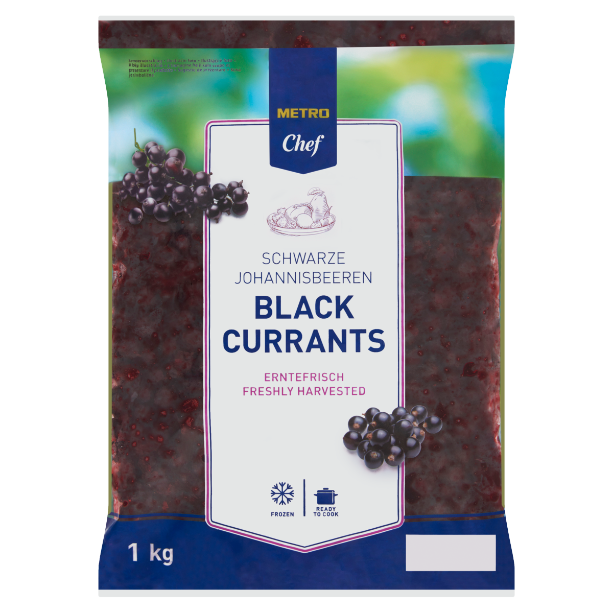 METRO Chef Čierne ríbezle mraz. 1 kg