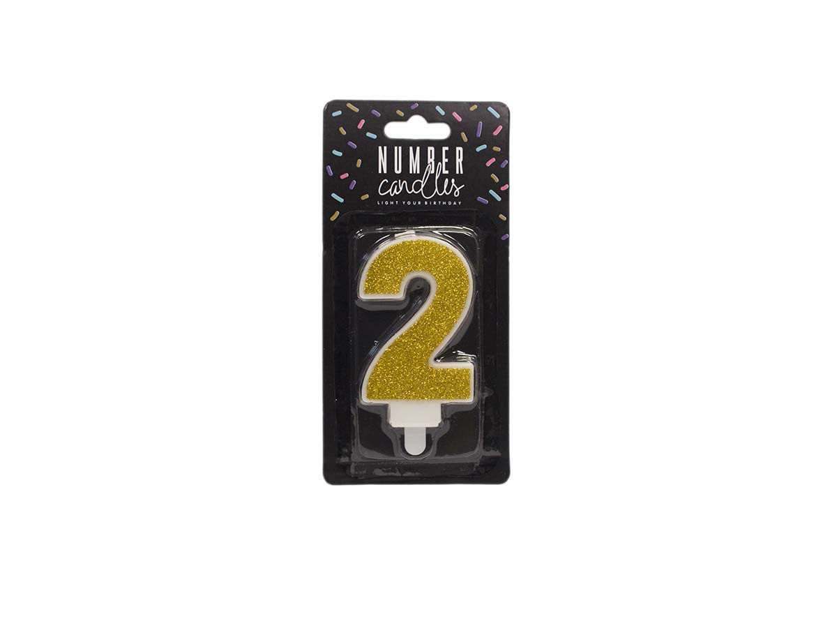 PARTY DECO Sviečka číslica 