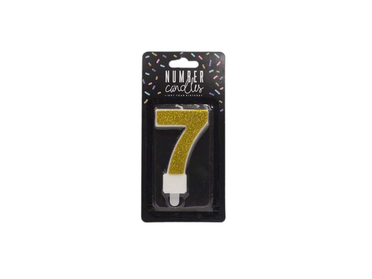 PARTY DECO Sviečka číslica 
