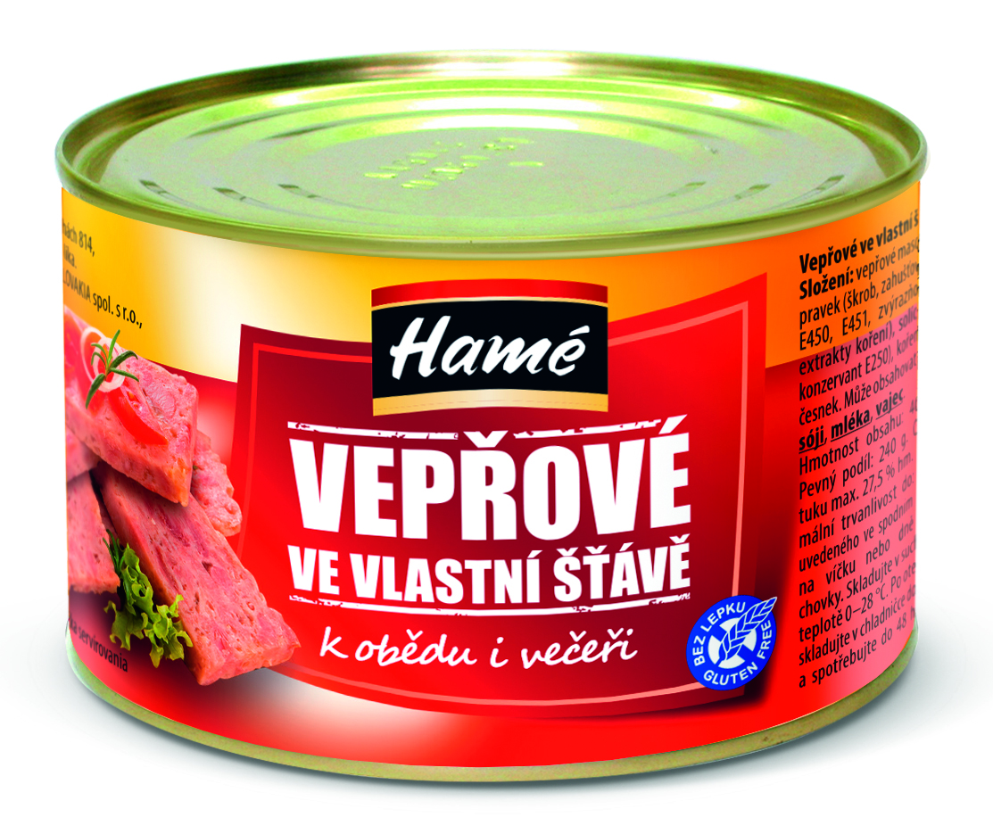 Hamé Bravčové vo vlastnej šťave 8 x 400 g