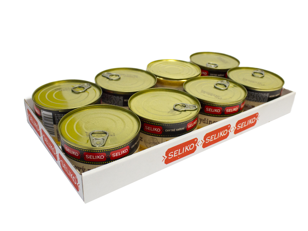 SELIKO Hydinový Luncheon meat 8 x 400 g