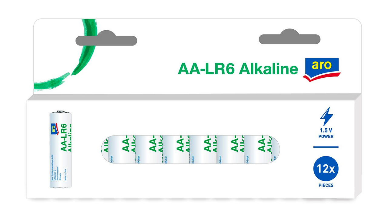 aro Batérie alkalické LR6 AA 12 ks