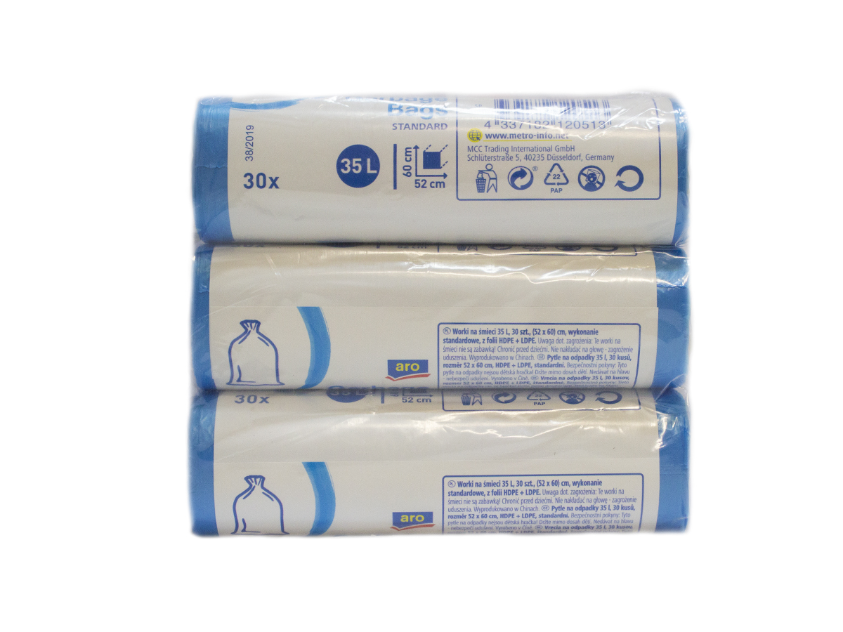 aro Vrecia na odpad standart 35 l 3 ks