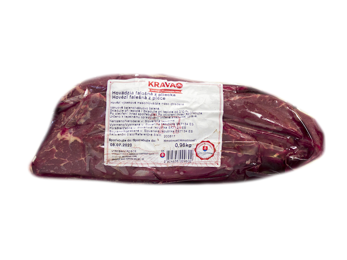 Hovädzie lúpané pliecko chlad. váž. cca 1 kg
