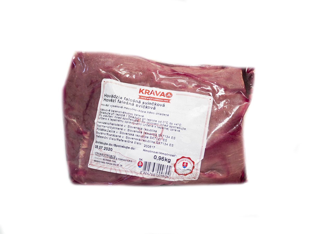 Hovädzia falošná sviečková chlad. váž. cca 1 kg