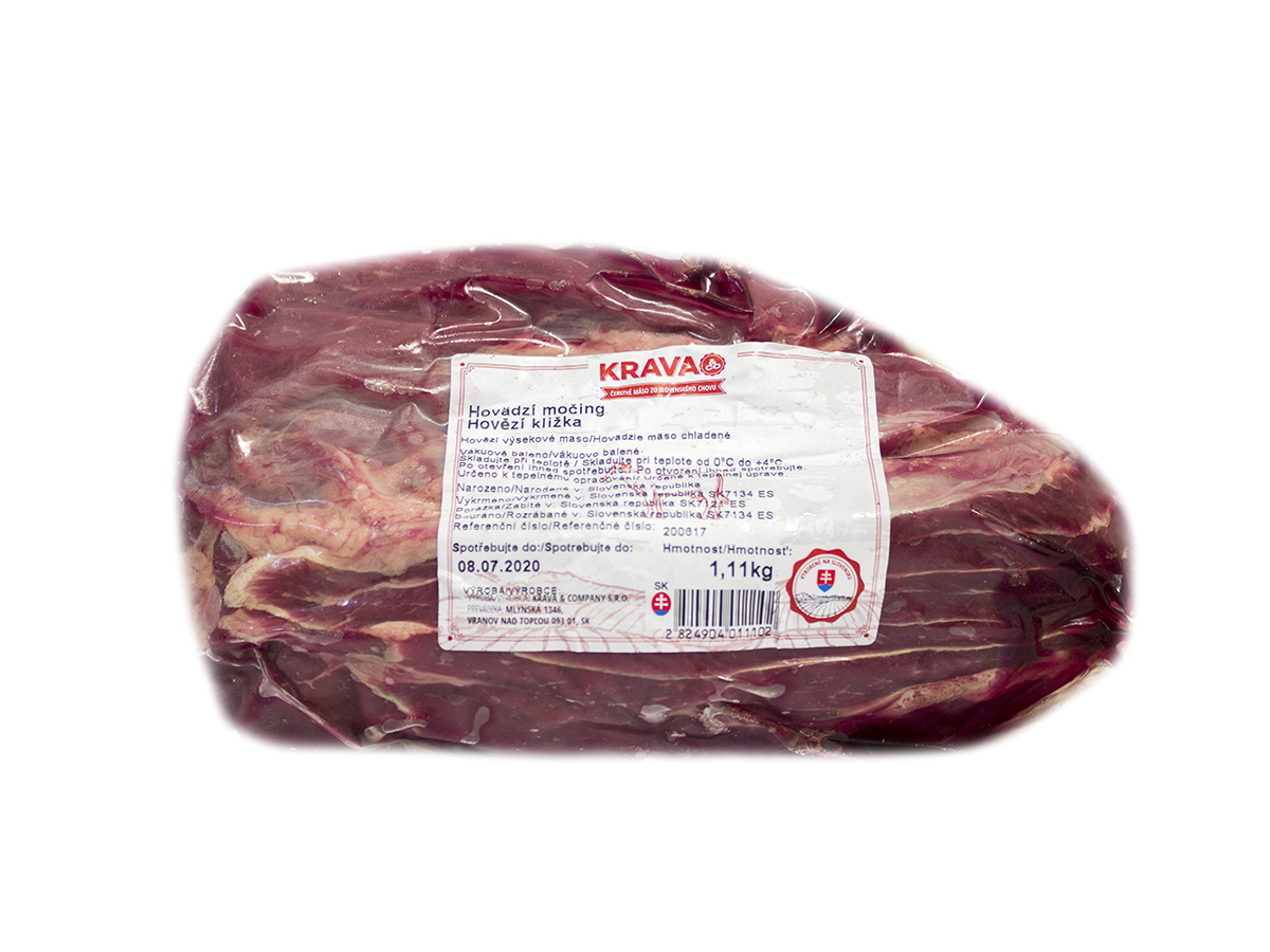 Hovädzia nožina- močing chlad. váž. cca 1,1 kg