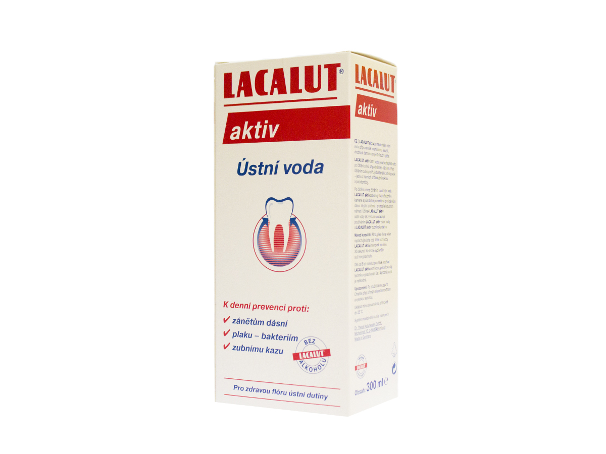 LACALUT Aktiv ústna voda 300 ml