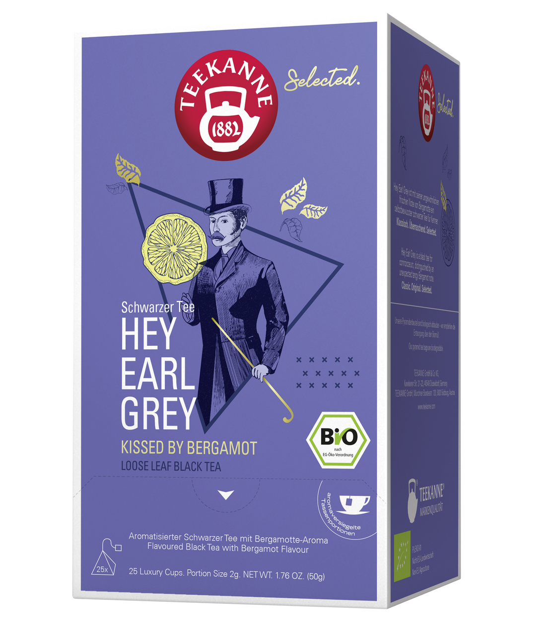 TEEKANNE Luxury Cups Earl Grey BIO 50 g
